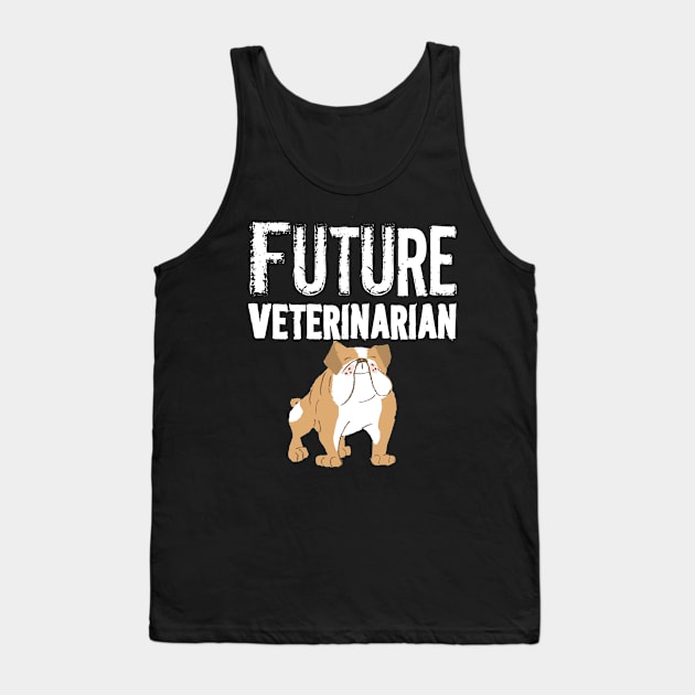 FUTURE VETERINARIAN Tank Top by Lin Watchorn 